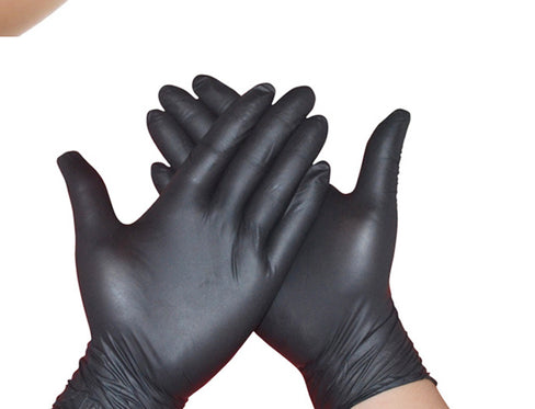High-Elastic Nitrile Disposable Gloves, Compound Nitrile Butadiene Pvc Rubber Latex Rubber, Labor Protection And Durable