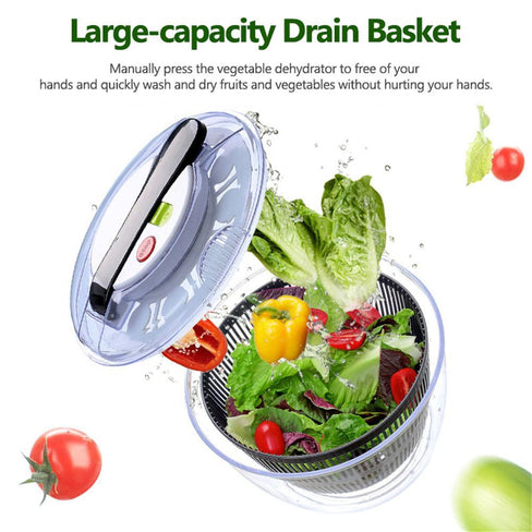 Useful Vegetables Fruits Dryer Salad Spinner Fruit Wash Clean Basket Storage Drying Machine Kitchen Tools Vegetable Dehydrator