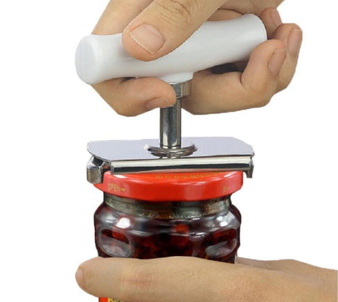 Kitchen Tool Can Opener Stainless Steel Adjustable Jar Openers Manual Spiral Seal Lid Remover Twist Off Screw Bottle Opener