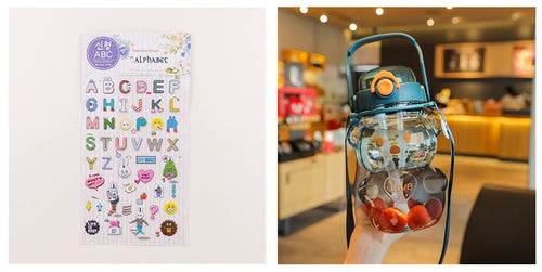 Internet Celebrity Bear Water Summer Student Cute Personality Double Drink Large Capacity Plastic Cup With Straw