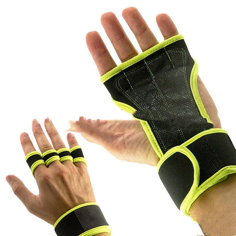 Weightlifting Gloves Half Finger With Wrist Gloves