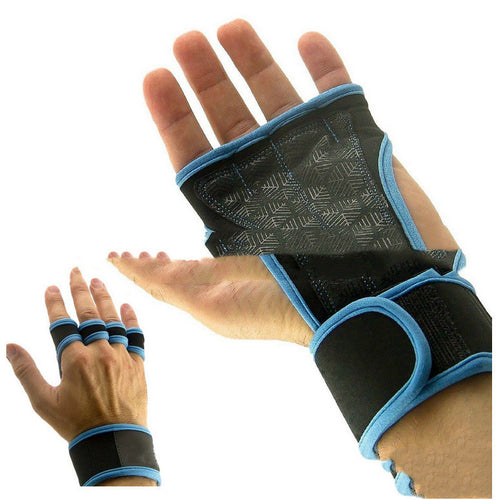 Weightlifting Gloves Half Finger With Wrist Gloves
